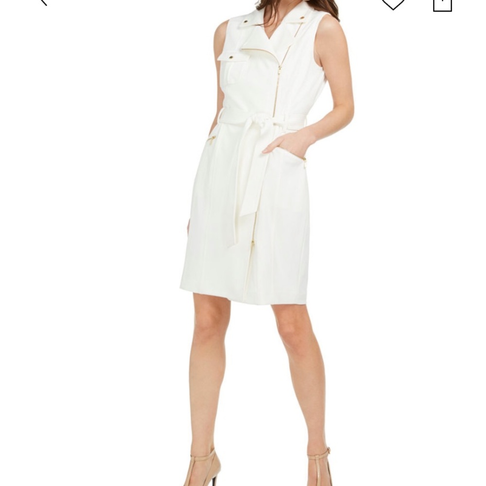 Calvin Klein White Dress
